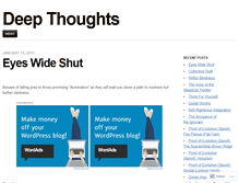 Tablet Screenshot of deepthoughts123.wordpress.com