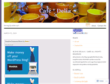 Tablet Screenshot of cafedelia.wordpress.com