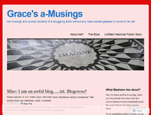 Tablet Screenshot of gracesamusings.wordpress.com