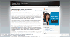 Desktop Screenshot of earningmoneywithsurveys.wordpress.com