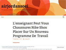 Tablet Screenshot of airjordansoei.wordpress.com