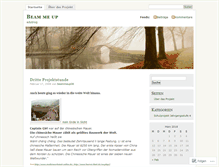 Tablet Screenshot of beammeup08.wordpress.com