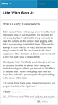 Mobile Screenshot of lifewithbobjr.wordpress.com