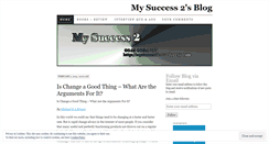 Desktop Screenshot of mysuccess2.wordpress.com