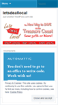 Mobile Screenshot of letsdeallocal.wordpress.com