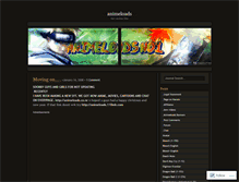 Tablet Screenshot of animeloads.wordpress.com