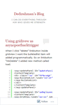 Mobile Screenshot of dedirahmans.wordpress.com