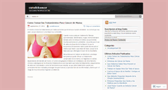 Desktop Screenshot of curadelcancer.wordpress.com
