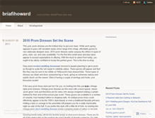 Tablet Screenshot of briafihoward.wordpress.com