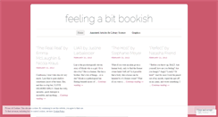 Desktop Screenshot of feelingabitbookish.wordpress.com