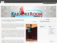 Tablet Screenshot of karaokeroom.wordpress.com