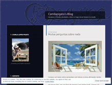 Tablet Screenshot of camilapigato.wordpress.com