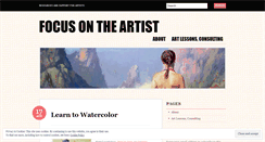 Desktop Screenshot of focusontheartist.wordpress.com