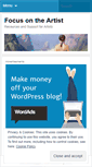 Mobile Screenshot of focusontheartist.wordpress.com
