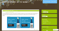 Desktop Screenshot of cabbyadventures.wordpress.com