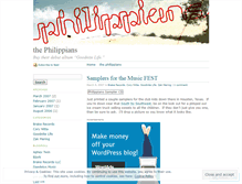 Tablet Screenshot of philippiansmusic.wordpress.com