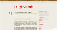 Desktop Screenshot of laughatlantis.wordpress.com