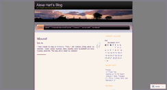 Desktop Screenshot of alexahart.wordpress.com