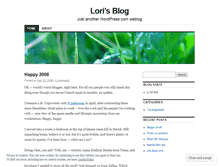 Tablet Screenshot of loribmedia.wordpress.com