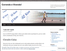 Tablet Screenshot of correndoevivendo.wordpress.com