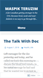 Mobile Screenshot of maspikteruzim.wordpress.com