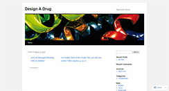 Desktop Screenshot of designadrug.wordpress.com