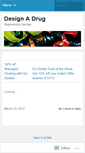Mobile Screenshot of designadrug.wordpress.com