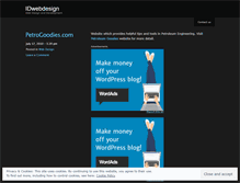 Tablet Screenshot of idwebdesign.wordpress.com
