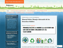 Tablet Screenshot of cruzverdemejicanos.wordpress.com