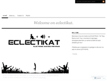 Tablet Screenshot of eclectikat.wordpress.com