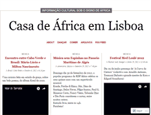 Tablet Screenshot of africalisboa.wordpress.com