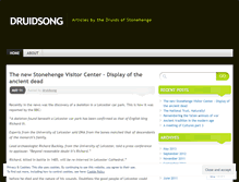 Tablet Screenshot of druidsong.wordpress.com