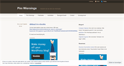 Desktop Screenshot of pimwiersinga.wordpress.com