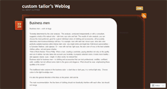 Desktop Screenshot of customtailor.wordpress.com