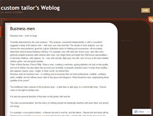 Tablet Screenshot of customtailor.wordpress.com