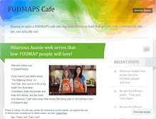 Tablet Screenshot of fodmapscafe.wordpress.com