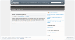 Desktop Screenshot of healthwarwickshire.wordpress.com