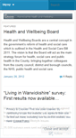 Mobile Screenshot of healthwarwickshire.wordpress.com