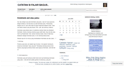 Desktop Screenshot of fajarbaguswp.wordpress.com