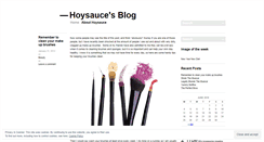 Desktop Screenshot of hoysauce.wordpress.com