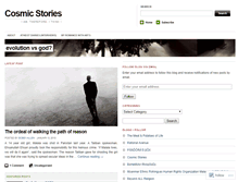 Tablet Screenshot of cosmicstories.wordpress.com