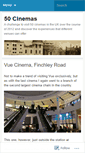 Mobile Screenshot of 50cinemas.wordpress.com