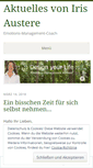 Mobile Screenshot of irisaustere.wordpress.com