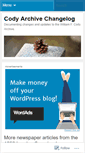Mobile Screenshot of codyarchivechangelog.wordpress.com