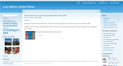 Desktop Screenshot of lajumbo.wordpress.com
