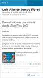 Mobile Screenshot of lajumbo.wordpress.com