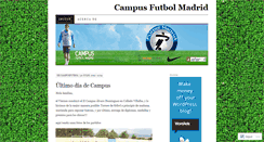 Desktop Screenshot of campusfutbolmadrid.wordpress.com