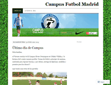 Tablet Screenshot of campusfutbolmadrid.wordpress.com