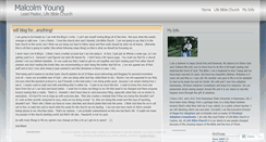 Desktop Screenshot of malcolmyoung.wordpress.com