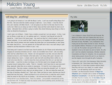 Tablet Screenshot of malcolmyoung.wordpress.com